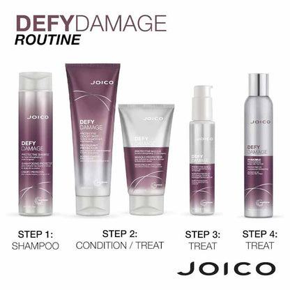 Joico Defy Damage Protective Shampoo, haircare routine for weakened hair