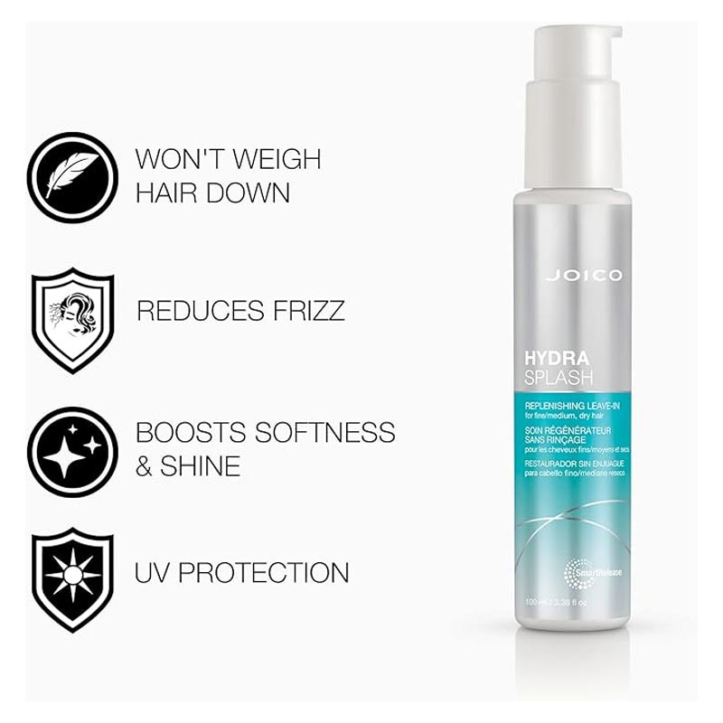 Joico, Joico Hydra Splash Replenish Leave-In, Treatment To Reduce Shine, Hair UV Protection