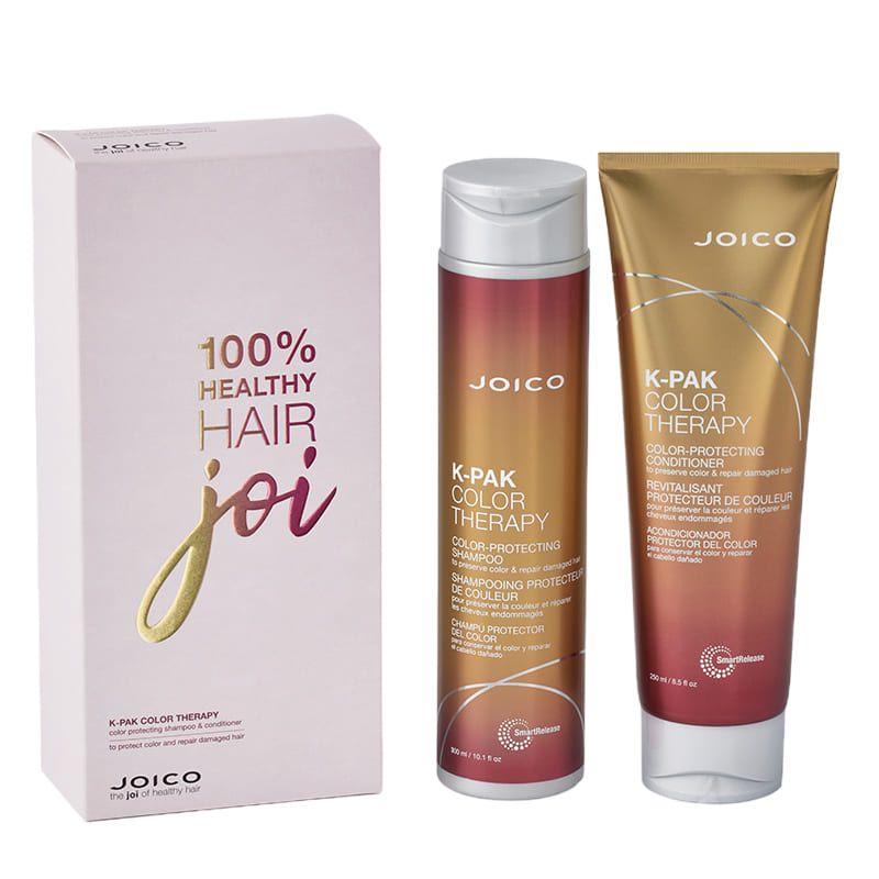 Joico K-Pak | Color | Therapy | Shampoo & Conditioner | Duo | Gift Set | nourishes | strengthens | hair | preserving | longevity | gorgeous colour | luxurious | shampoo | removes | impurities | buildup | specialized | conditioner | softness | shine | nourished | healthy hair | long-lasting | colour