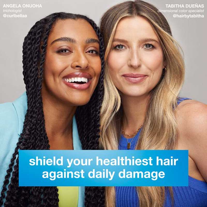 K18 Damage Shield | Protective Conditioner | UV rays | environmental aggressors | mechanical styling | K18Peptide™ | replenishes protein | fortified hair | soft | smooth | detangled