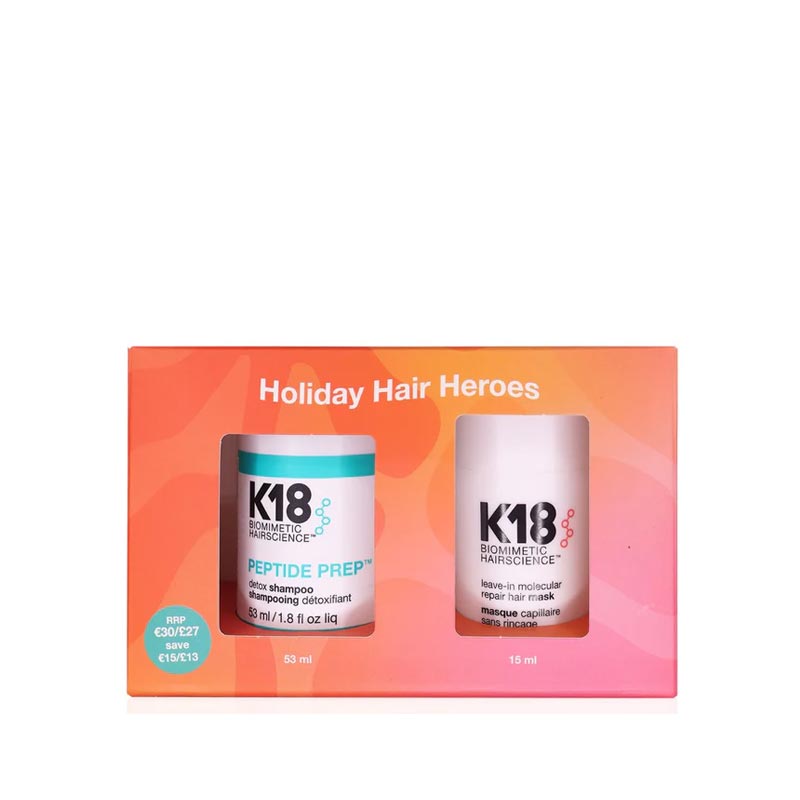 K18, K18 Holiday Hair Heroes Gift Set, Haircare Gift Set, Christmas Hair Set