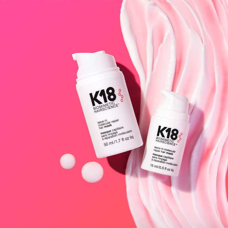 K18 Leave-in Molecular Repair Hair Mask, K18 damaged hair