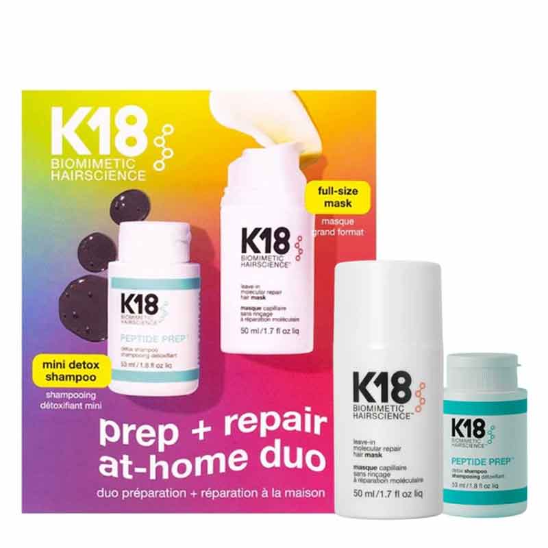 K18 Prep + Repair at Home Duo