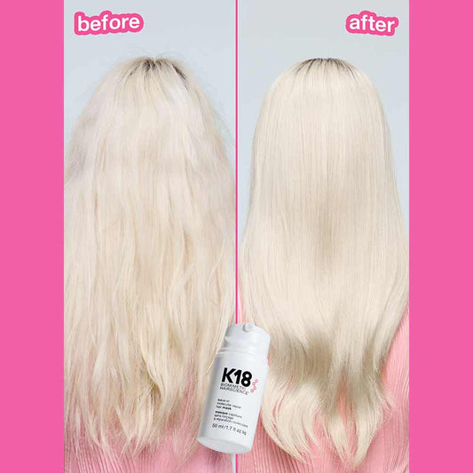 K18 Salon Blow Out at Home Pack, K18 Mask Before & After