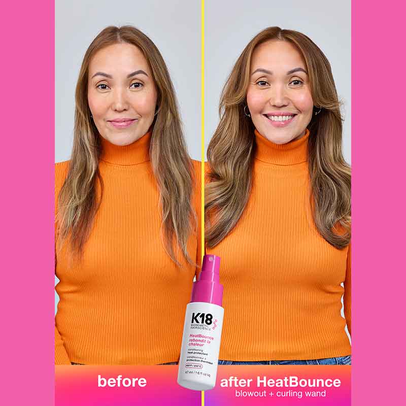 K18 Heat Bounce Before & After