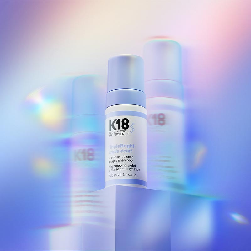 K18 TripleBright Oxidation Defense Purple Shampoo