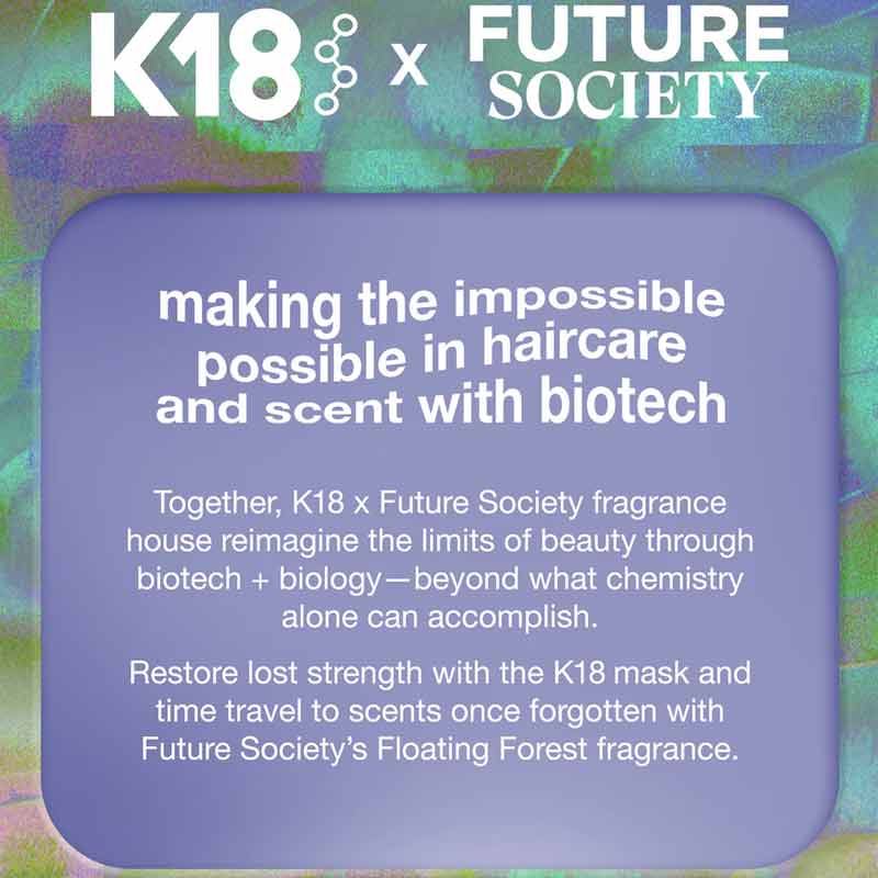 K18 X Future Society Limited Edition Scent Leave-In Molecular Repair Hair Mask