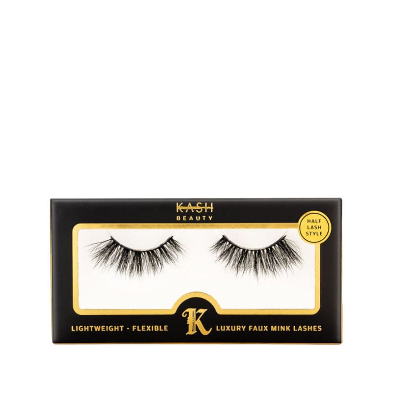 Kash Beauty Adore Lash | luxury | faux mink | lightweight | flexible | half lash | enhance | eyes 
