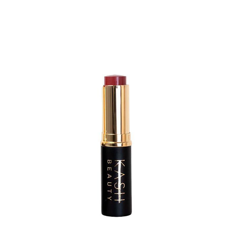 Kash Beauty Blush Sculpt Stick | burnt cherry | base | flush | ultra-creamy | effortlessly blending | flawless skin finish 