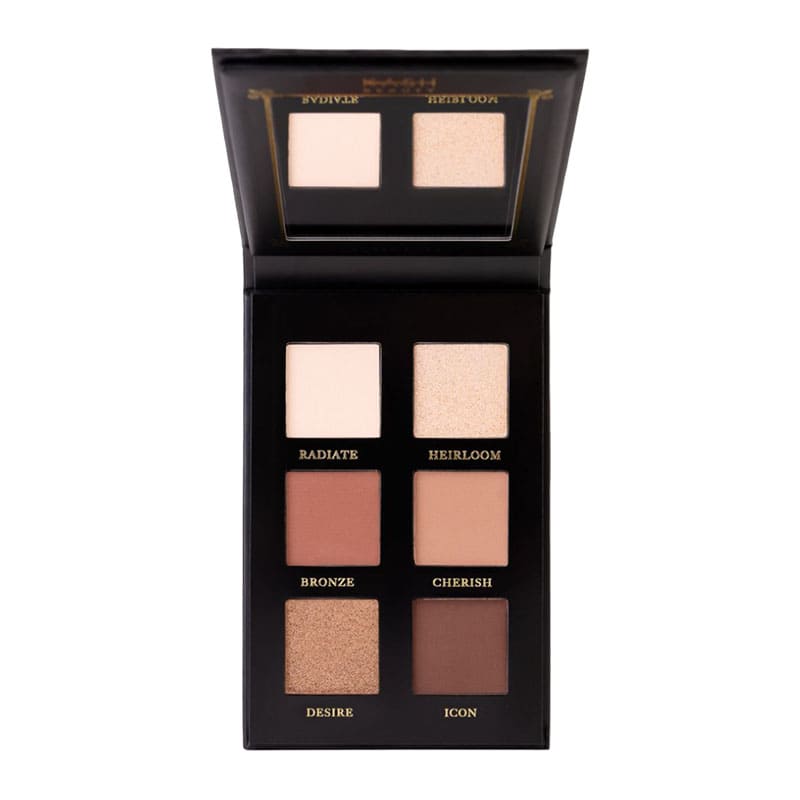 Kash Beauty Burnish Bronze Palette | luxurious shadow palette | ultra-glam looks | 6-pan palette | versatile