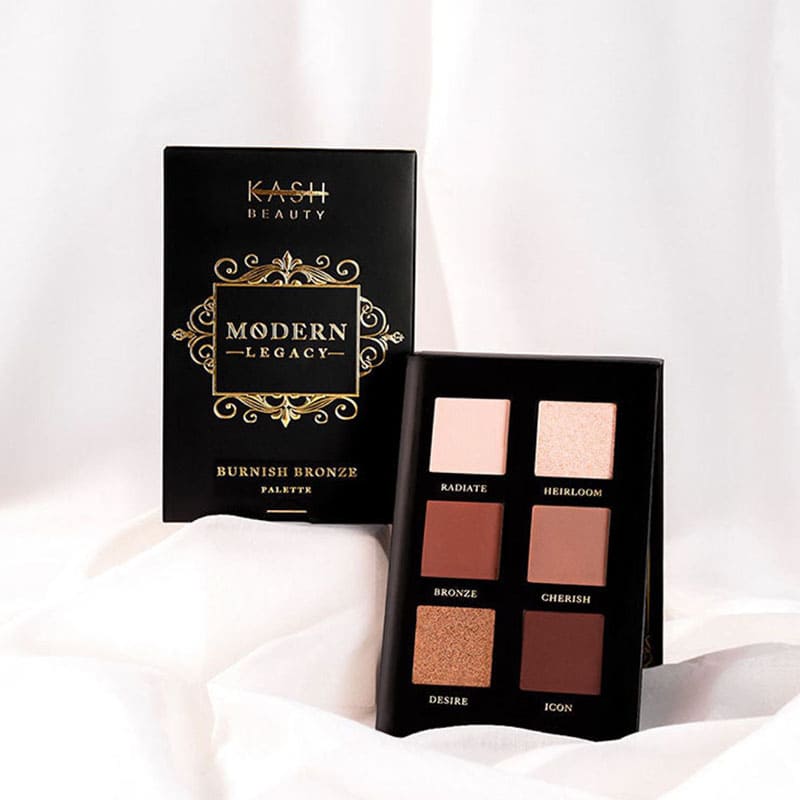 Kash Beauty Burnish Bronze Palette | bronze | neutral toned palette | glamour | luxe