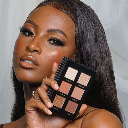 Kash Beauty Burnish Bronze Palette | blend | mattes | shimmers | natural 