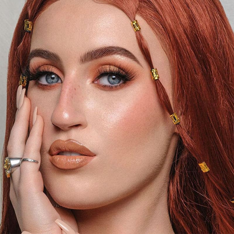  Kash Beauty Copper Crush Palette | luxurious | six pan eyeshadow palette | bronze | copper | orangey tones | rich