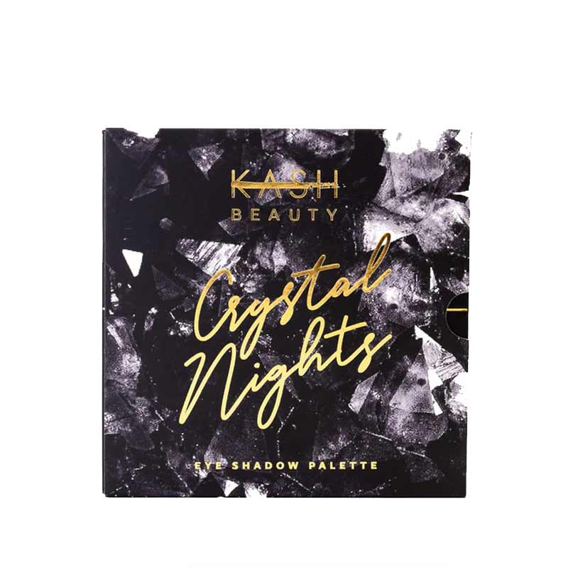 Kash Beauty Crystal Nights Palette | makeup | eyes | palette | 9 shadows | pigmented | blend | every day | night out | perfect 