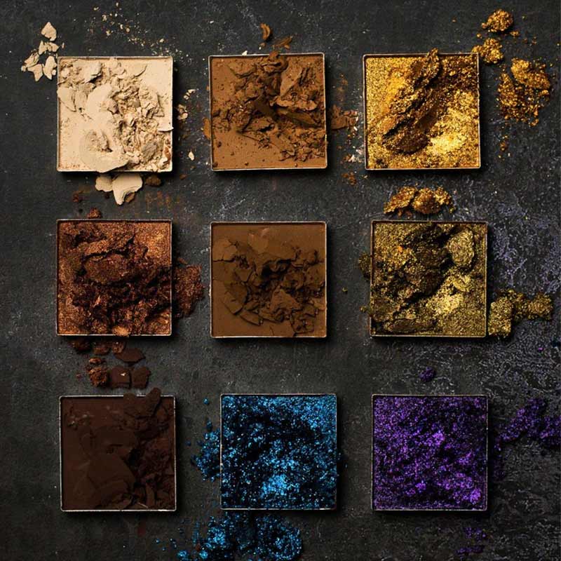 Kash Beauty Crystal Nights Palette | 9 pan | nine shades | gem inspirited | luxury | eye shadows | pop of colour | mattes 