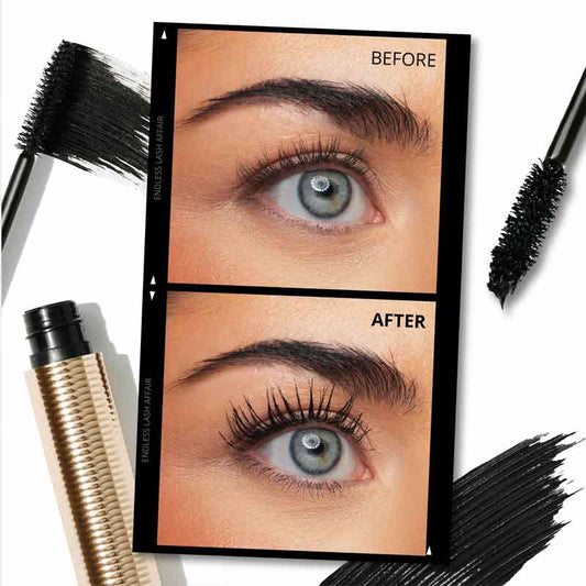KASH Beauty Endless Lash Affair Mascara Before & After