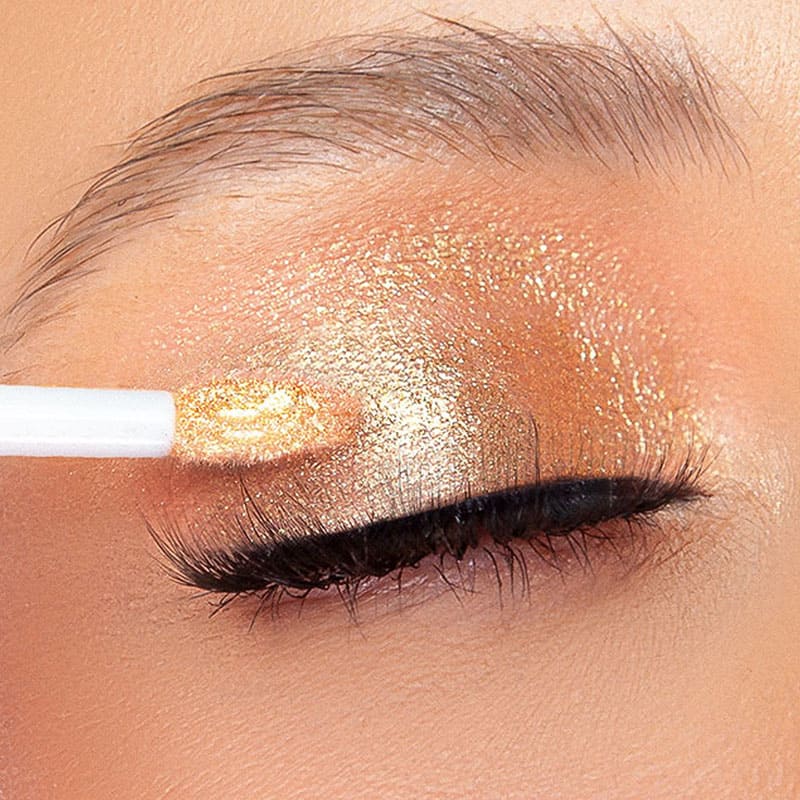 Kash Beauty Eyeshadow Topper | Rose Glow | shadow toppers | extra element | small gold | silver flecks | catch | reflect | wow factor