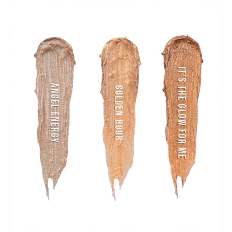 Kash Beauty Highlight Sculpt Stick | Swatches | Angel Energy | light | Golden Hour | medium | It's the glow for me | deep 