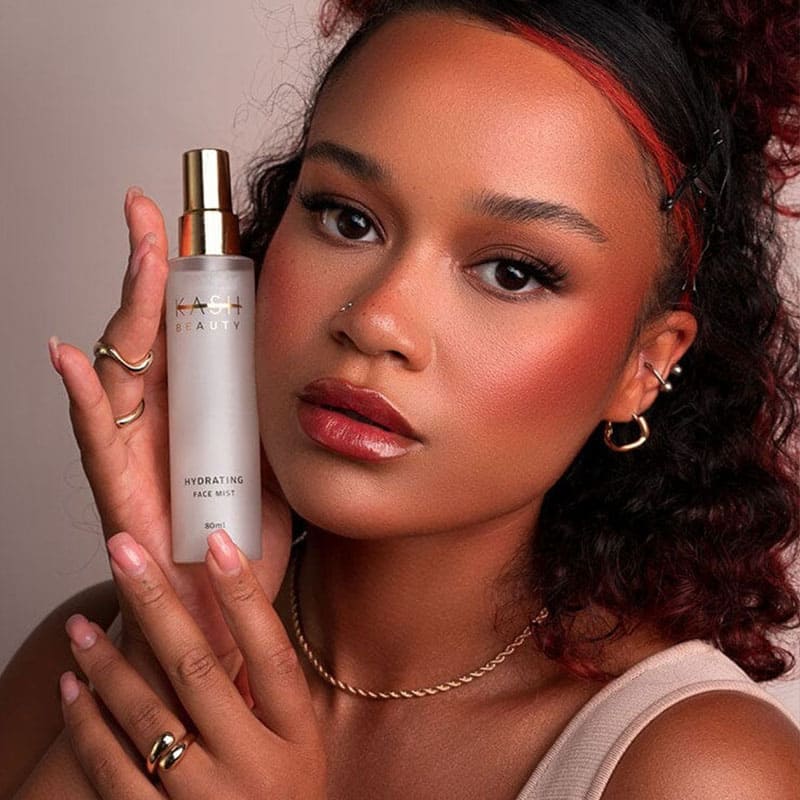 Kash Beauty Hydrating Mist | face mist | throughout the day | skin feeling nourished | comfortable | feeling of revival