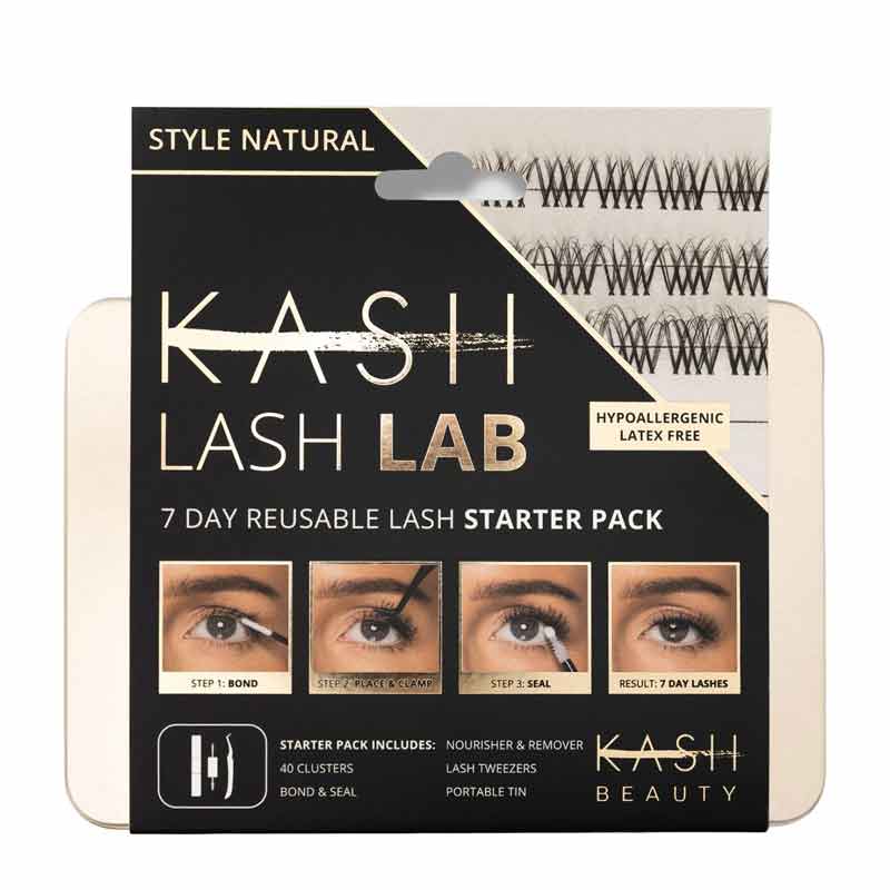 KASH Beauty Lash Lab Starter Pack - Natural Black