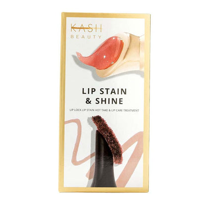 KASH Beauty Lip Stain & Shine Makeup Gift Set 1 Gift Set white background