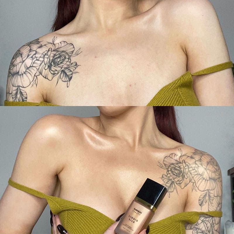 Kash Beauty Liquid Silk | Champagne Glaze | base | gorgeous golden shimmer | luminous 