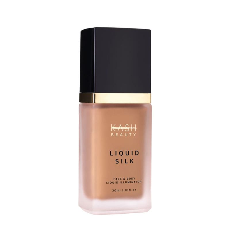 Kash Beauty Liquid Silk | Gold Drop | face and body illuminator | stunning glow | coverage | lightweight 