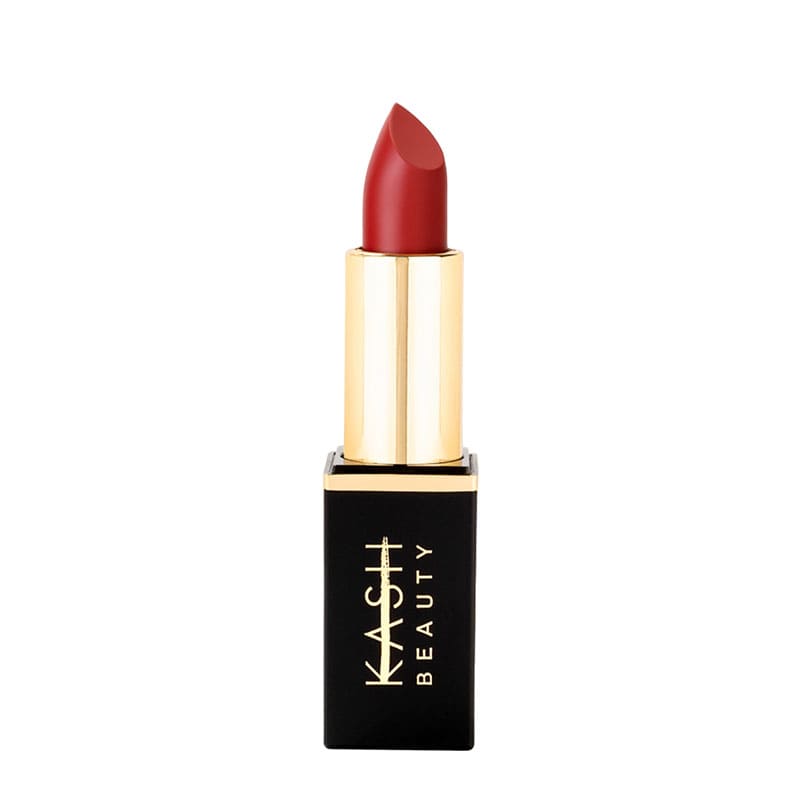 Kash Beauty Matte Lipstick | Temptation | red | lip | Temptation | Strong | vibrant red | night out