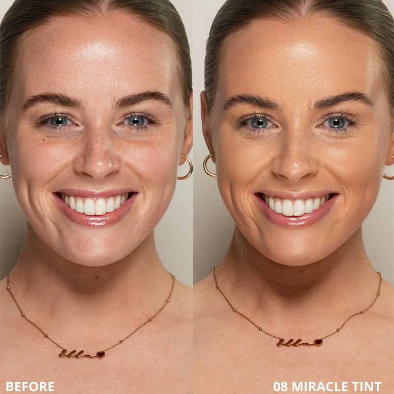 KASH Beauty Miracle Skin Tint SPF 15 Shade 08 Before & After