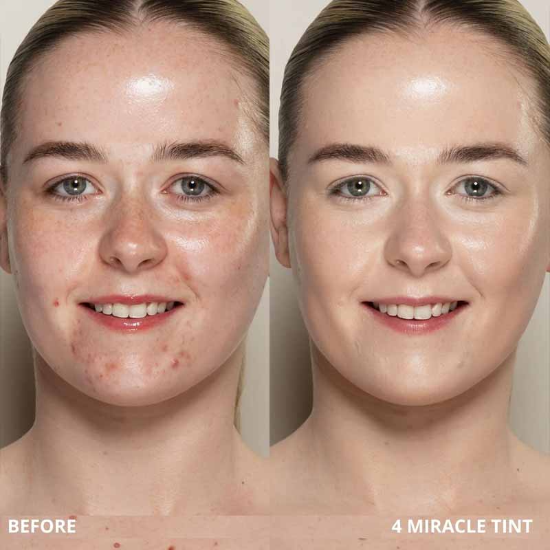 KASH Beauty Miracle Skin Tint SPF 15 Shade 04 Before & After
