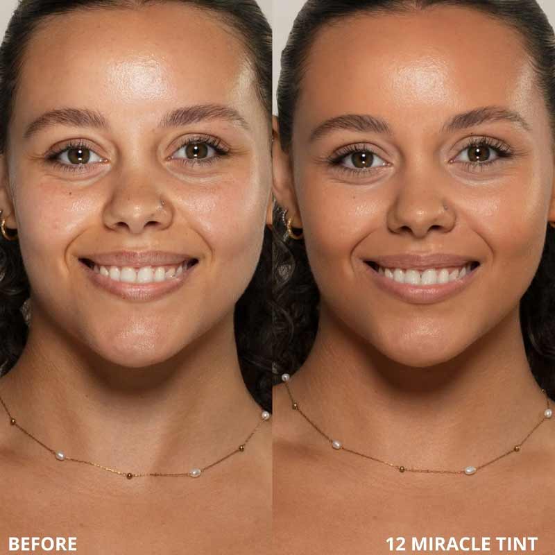 KASH Beauty Miracle Skin Tint SPF 15 Shade 12 Before & After