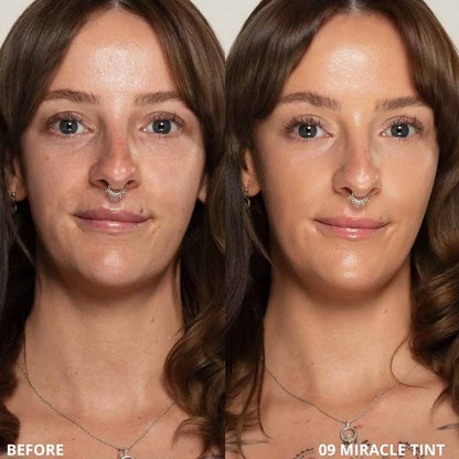KASH Beauty Miracle Skin Tint SPF 15 Shade 09 Before & After