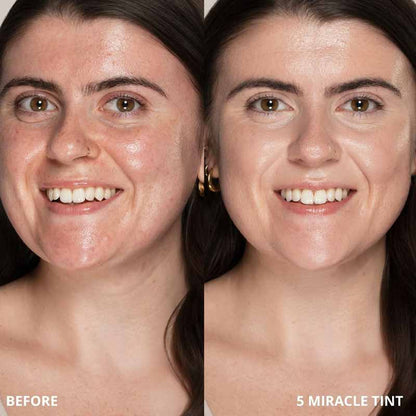 KASH Beauty Miracle Skin Tint SPF 15 Shade 05 Before & After