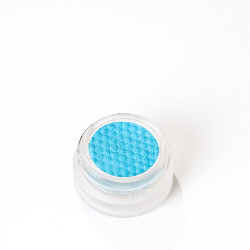 Kash Beauty Precision Paints | Brain Freeze | water activated | eyeliner | water activation | ice blue | light blue 