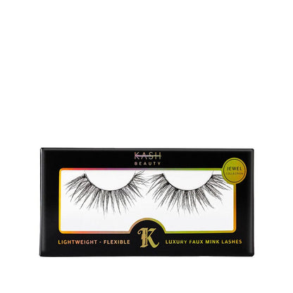 Kash Beauty Prism Lash |  elevate | look | touch of glamour | sparkle | Kash's jewel collection lashes