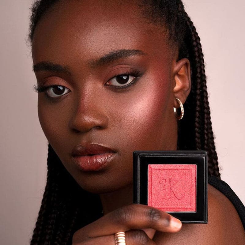 Kash Beauty Powder Blusher | Hot Flush | subtle definition | face structure