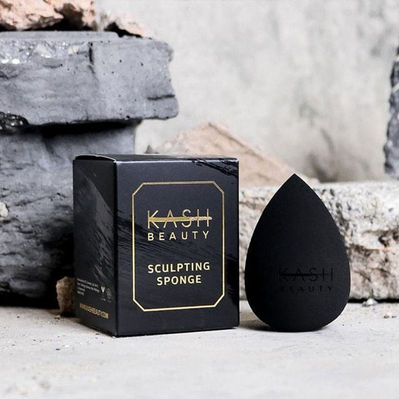 Kash Beauty Sculpt Sponge | black | makeup | beauty | sponge | dense | bouncy | won't soak up product 