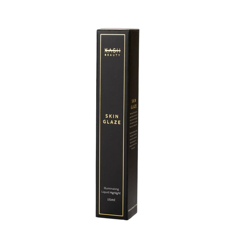 Kash Beauty Skin Glaze Highlight | Gold Beam | box | luxury | packaging | makeup | base | face | highlight 