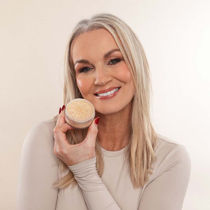 KASH Beauty Soft Finish Loose Setting Powder, Honey, blurring face powder