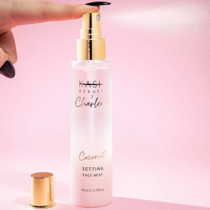  KASH Beauty | KASH Beauty x Charleen | Charleen Murphy | KASH Beauty x Charleen Coconut Setting Spray | long lasting makeup 
