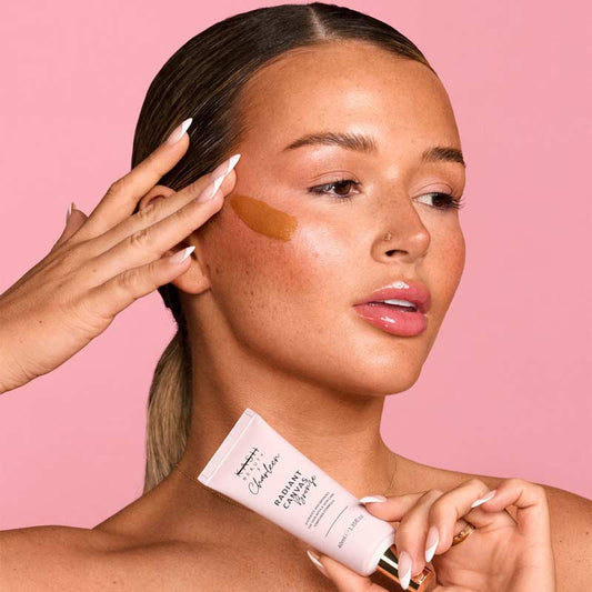 KASH Beauty | KASH Beauty x Charleen | Charleen Murphy | KASH Beauty x Charleen Radiant Canvas Bronze Primer | golden glow | no makeup makeup