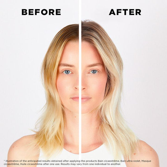 Kérastase, Blond Absolu, Before And After, Hair Oil For Blonde Hair, For Lightened Hair, Hydrating Hair Oil