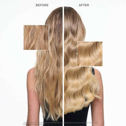 Kérastase Blond Absolu Blonde Guard Spray Before & After