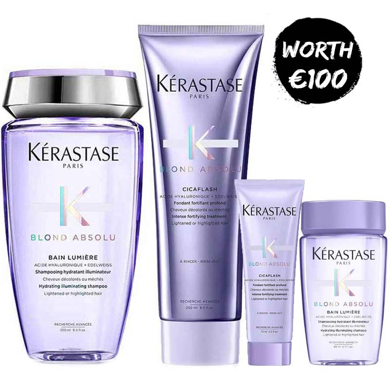 Kérastase Blond Absolu Duo + FREE Travel Shampoo & Cicaflash