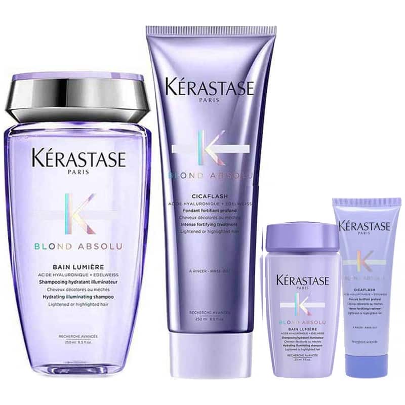 Kérastase Blond Absolu Duo + FREE Travel Shampoo & Cicaflash