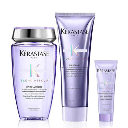 Kérastase Blond Absolu Shampoo & Conditioner Duo + Travel Cicaflash
