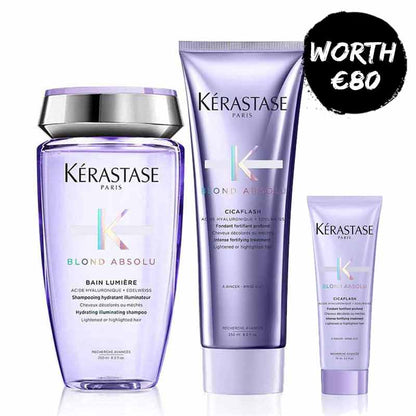 Kérastase Blond Absolu Shampoo & Conditioner Duo + Travel Cicaflash