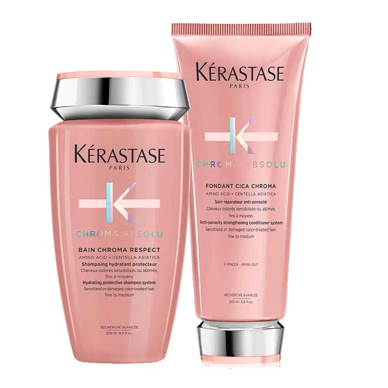 Kérastase Chroma Absolu Shampoo & Conditioner for coloured hair, Kérastase colour, professional haircare