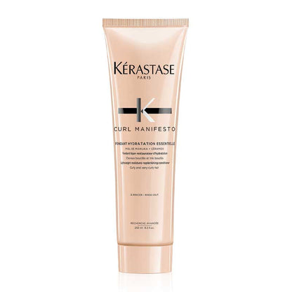 Kérastase Curl Manifesto Fondant Hydratation Essentielle Lightweight Moisture Replenishing Conditioner | for curly and very curly hair | infused with Manuka Honey and Ceramide | keeps curls moisturized and bouncy | lightweight formula.
