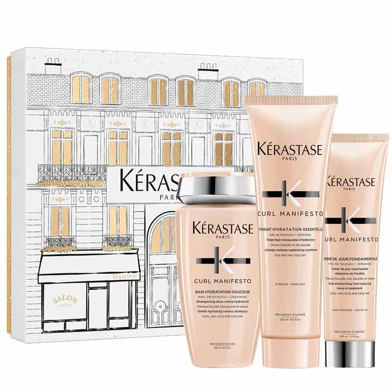 Kérastase Curl Manifesto Gift Set - Shampoo, Conditioner & Treatment